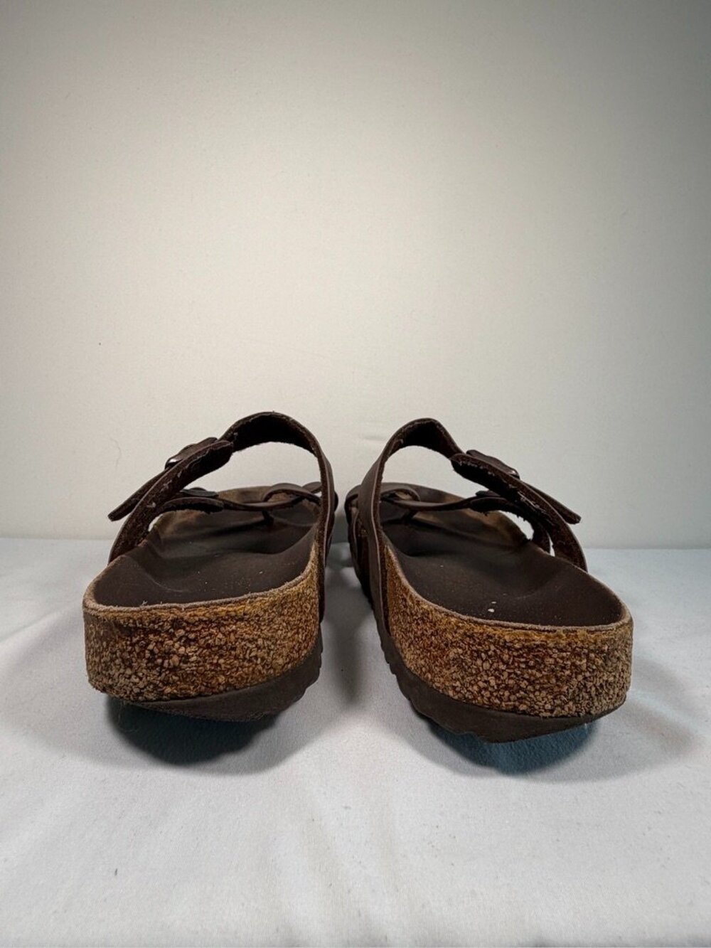 BIRKENSTOCK Mayari Leather Sandals Unisex Mocha Brown 41 - Picture 7 of 11